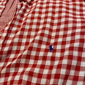 Ralph Lauren checkered shirt.